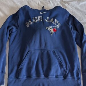 Nike Blue Hoodie with Center Swoosh